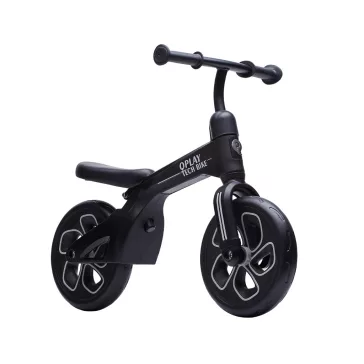 QPLAY Tech Black futóbicikli, életkor 2 - 4 év, 30 kg-ig