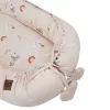 EKO Bölcső kétoldalas pamut My farm Stars Powder pink 90x60 cm a babának