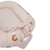 EKO Bölcső kétoldalas pamut My farm Stars Powder pink 90x60 cm a babának