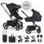 EASYWALKER Kombinált babakocsi Harvey⁵ Midnight Black XXL RWS