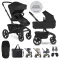 EASYWALKER Kombinált babakocsi Jimmey Pepper Black XXL RWS