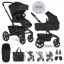 EASYWALKER Kombinált babakocsi Jimmey Pepper Black XXL RWS