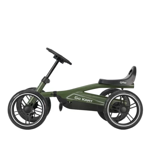 QPLAY Štvorkolka Go Kart Army Green, 3r+