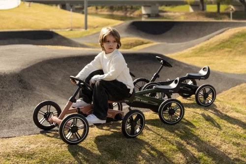 QPLAY Štvorkolka Go Kart Army Green, 3r+