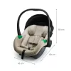 KINDERKRAFT Mink Pro 2 autósülés (0-13 kg) Bézs
