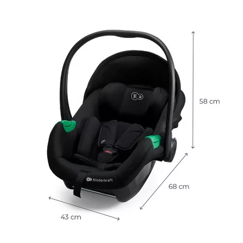 KINDERKRAFT Mink Pro 2 autósülés (0-13 kg) Fekete