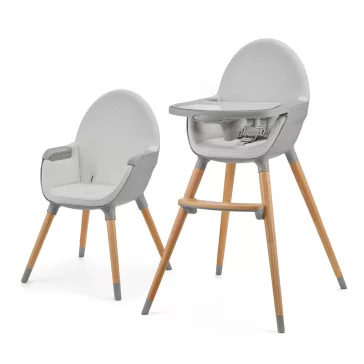 KINDERKRAFT Etetőszék FINI2 Grey