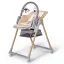 KINDERKRAFT SELECT Etetőszék Lastree Wood, Premium