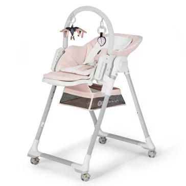 KINDERKRAFT SELECT Etetőszék Lastree Pink, Premium
