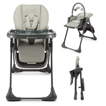 KINDERKRAFT Etetőszék Tummie szürke