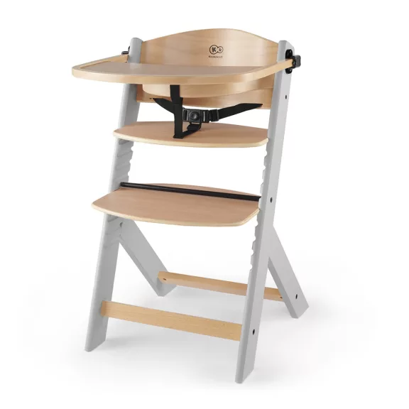 KINDERKRAFT Etetőszék Enock Grey wooden, Premium