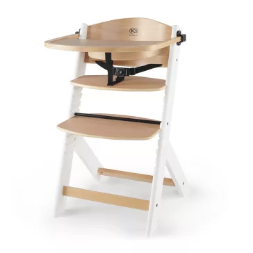 KINDERKRAFT Etetőszék Enock White wooden