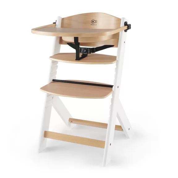 KINDERKRAFT Etetőszék Enock White wooden
