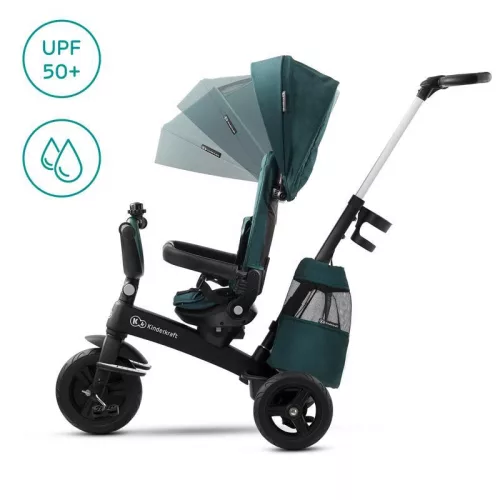 KINDERKRAFT SELECT Easytwist háromkerekű Midnight Green, Premium