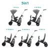 KINDERKRAFT SELECT Easytwist Platinum Grey, Premium háromkerekű bicikli