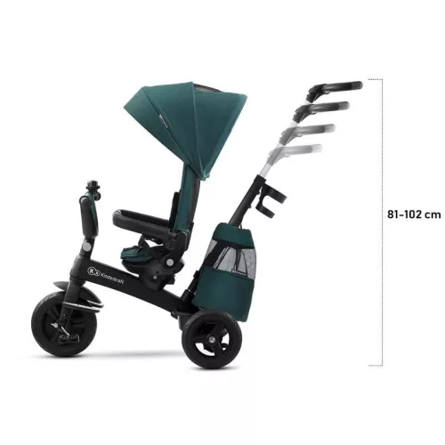 KINDERKRAFT SELECT Easytwist Platinum Grey, Premium háromkerekű bicikli