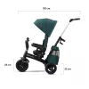 KINDERKRAFT SELECT Easytwist Platinum Grey, Premium háromkerekű bicikli