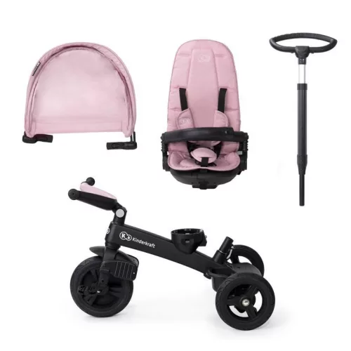 KINDERKRAFT SELECT Easytwist Háromkerekű Mauvelous Pink, Premium