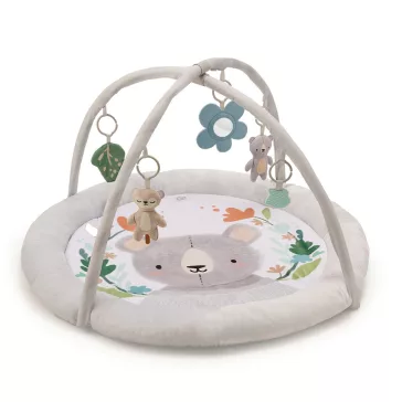   KINDERKRAFT Játszószőnyeg játékhíddal Cozyplay Világosszürke