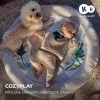KINDERKRAFT Játszószőnyeg játékhíddal Cozyplay Világosszürke