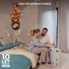KINDERKRAFT Játszószőnyeg játékhíddal Cozyplay Világosszürke