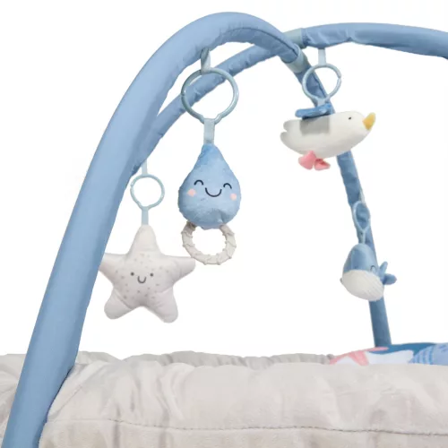 KINDERKRAFT Cozyplay Nordic Breeze játszószőnyeg hídjátékokkal