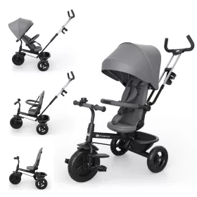   KINDERKRAFT Aston 2 Plus Szürke háromkerekű, 9 hónapos kortól