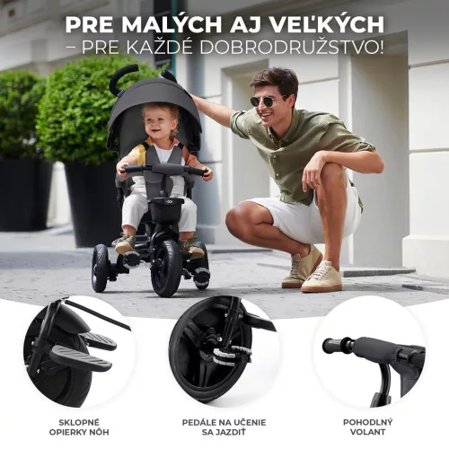 KINDERKRAFT Háromkerekű Aveo Mistic Green
