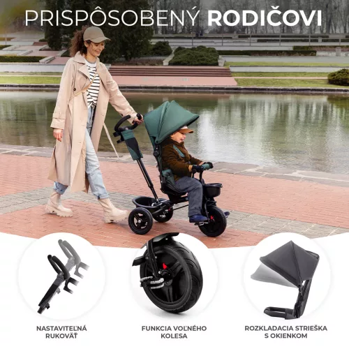 KINDERKRAFT Háromkerekű Aveo Mistic Green