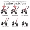 KINDERKRAFT Háromkerekű Aveo Rose pink