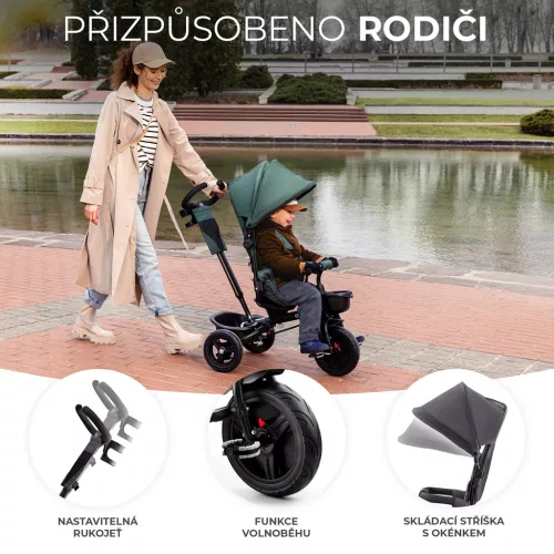 KINDERKRAFT Háromkerekű Aveo Rose pink