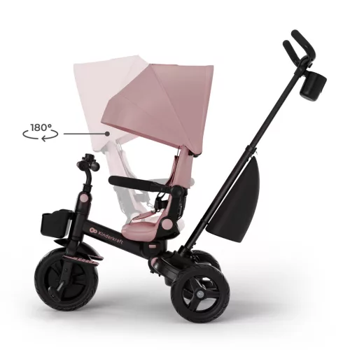 KINDERKRAFT Aveo 2 Plus Rózsaszín Tricikli