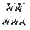 KINDERKRAFT SELECT Easytwist Black, Premium háromkerekű