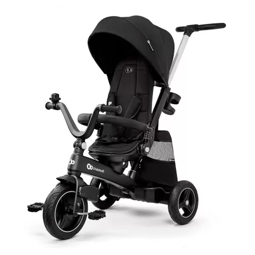 KINDERKRAFT SELECT Easytwist Black, Premium háromkerekű