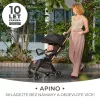 KINDERKRAFT Sport babakocsi Apino Raven black