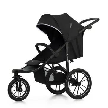 KINDERKRAFT Sport és futó babakocsi Helsi 2 Black