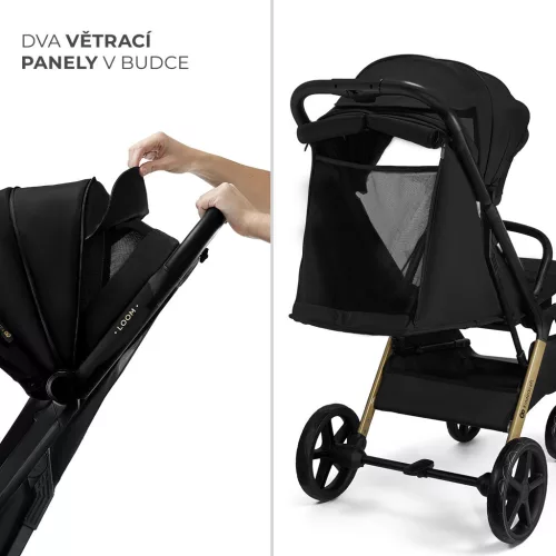 KINDERKRAFT Babakocsi Loom Black