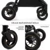 KINDERKRAFT Babakocsi Mitzy Air Black