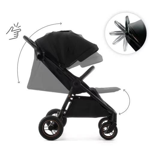 KINDERKRAFT Babakocsi Mitzy Air Black