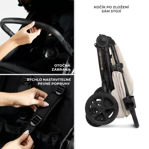 KINDERKRAFT Sport babakocsik Mitzy Dune Whisper Bizuu