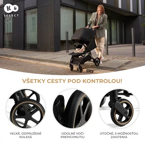 KINDERKRAFT SELECT Sport babakocsi Mitzy Ink Black