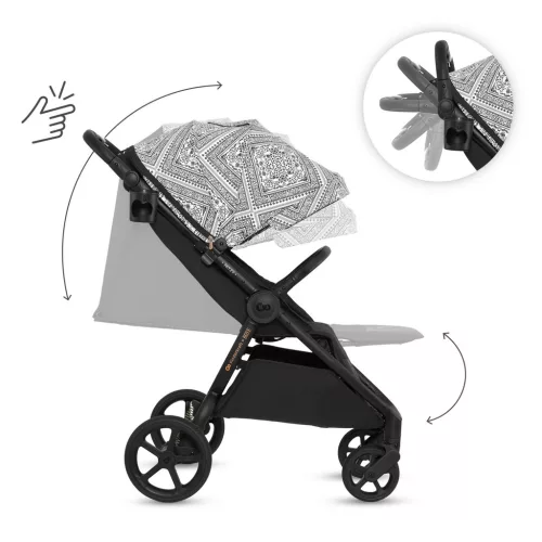 KINDERKRAFT Sport babakocsik Mitzy Lunar Black Bizuu