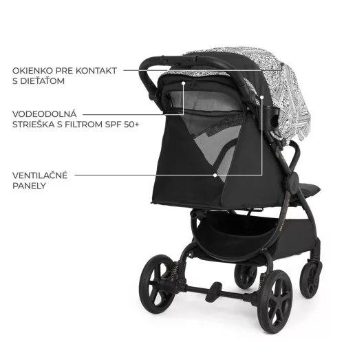 KINDERKRAFT Sport babakocsik Mitzy Lunar Black Bizuu