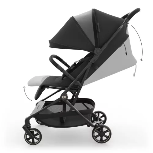 KINDERKRAFT Sport babakocsi Nebo Midnight Black