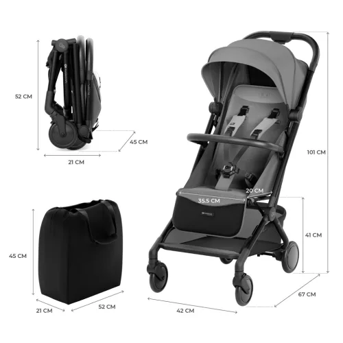 KINDERKRAFT SELECT Babakocsi Pilot 2 Grey