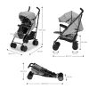 KINDERKRAFT Sport babakocsi Siesta Ash grey