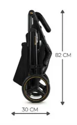 KINDERKRAFT Sport babakocsi Trig 3 Onyx black