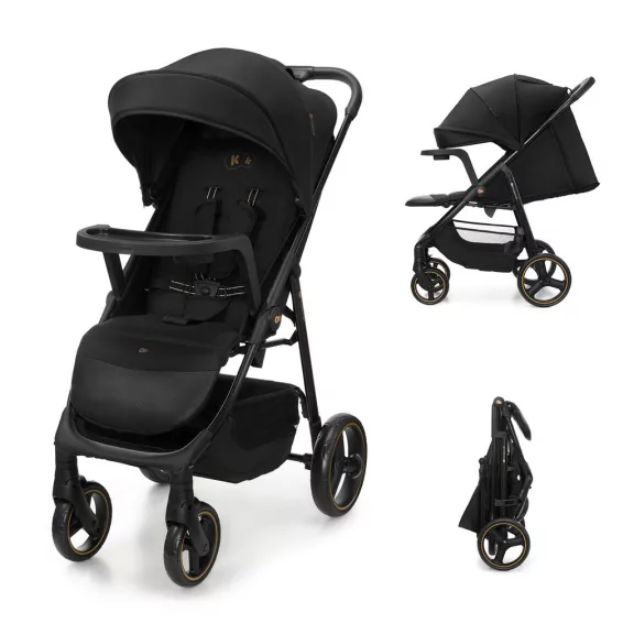KINDERKRAFT Sport babakocsi Trig 3 Tray Onyx Black