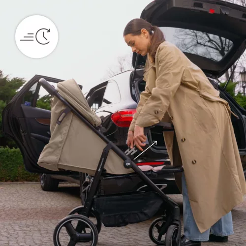 KINDERKRAFT Sport babakocsi Trig 3 Tray Onyx Black