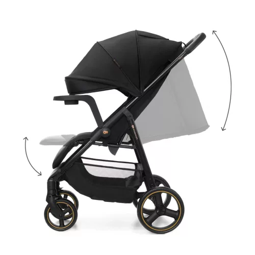 KINDERKRAFT Sport babakocsi Trig 3 Tray Onyx Black